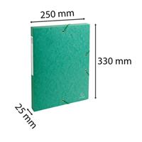 Exacompta elastobox Exabox groen, rug van 2,5 cm - thumbnail