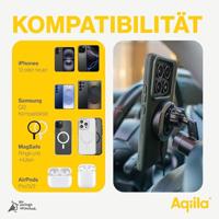 Aqiila Powerbird QC1 Wireless Charger 20 W Magnetische aansluiting Qi 2 Zwart Auto Wireless Charger - thumbnail
