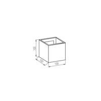 Kanlux Reka 28990 LED-buitenlamp (wand) LED 7 W Grafietgrijs - thumbnail