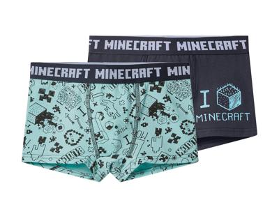 Set van 2 kinder boxers (Donkerblauw/blauw, 146/152)
