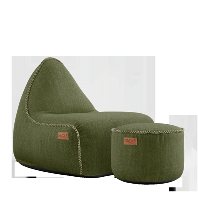 Cobana Lounge Chair & Pouf