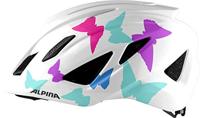 Olympic Sportswear Alpina sports kinderhelm pico pearlwhite butterflies 50-55 - thumbnail