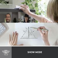 Logitech Brio 500 Full HD-webcam Klemhouder, Stereomicrofoon, Geïntegreerd afdekpaneel - thumbnail