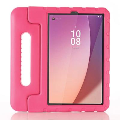 Lunso - Lenovo Tab M9 (9 inch) - EVA Schokbestendige Kinderhoes met handvat - Roze Lunso - Lenovo Tab M9 (9 inch) - EVA Schokbestendige Kinderhoes met handvat - Roze