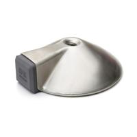 DX deurstopper 2-delig rond - vloermontage - Ø 85x26 mm - RVS - thumbnail