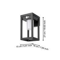 Eglo Solar muurlampMartano met sensor - 900804 - thumbnail