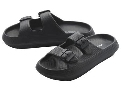 CRIVIT Dames badslippers (Zwart, 40/41)
