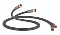 QED: Performance Audio 40 RCA Tulp Kabel 0,6 Meter - Zwart - thumbnail