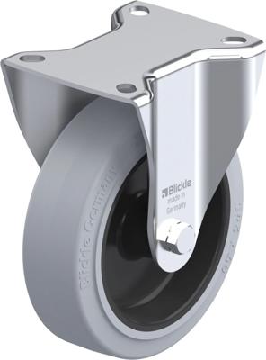 Blickle B-POEV 125G-SG Bokwiel Wieldiameter: 125 mm Draagvermogen (max.): 250 kg 1 stuk(s)