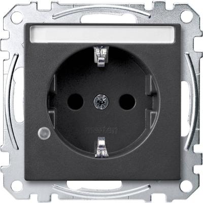 Merten MEG2303-0414 Wandcontactdoos System M Antraciet 1 stuk(s)