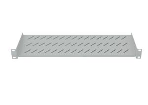 LogiLink SF1C25G 19 inch 1 HE Vast inbouw Geschikt voor kastdiepte: 450 mm Grijs