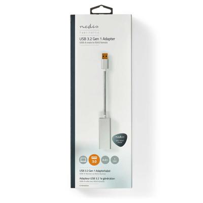 Nedis USB-A Adapter | USB-A Male naar RJ45 Female | 0.2 m | 1 stuks - CCTB61950AL02 CCTB61950AL02
