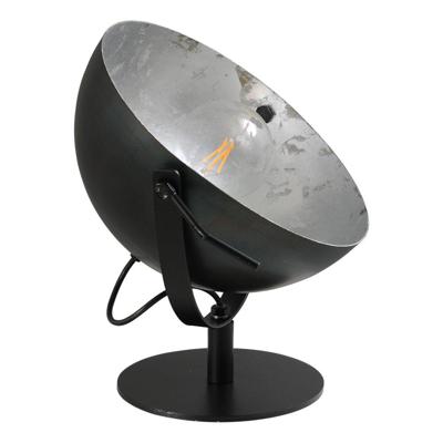 Masterlight StoereIndustria Uplighter 30cm zwart met oudzilver - 4199-30-37-B