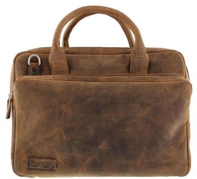 Plevier Galileo laptoptas 16 inch bruin
