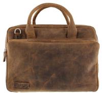 Plevier Galileo laptoptas 16 inch bruin - thumbnail