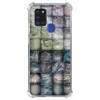 Anti Shock Bumper Case Samsung Galaxy A21s Spijkerbroeken - thumbnail