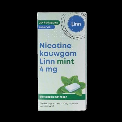 Nicotine kauwgom 4mg mint 204 Stuks