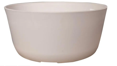 TS Collection Bowl Palermo 27x12 cm Wit