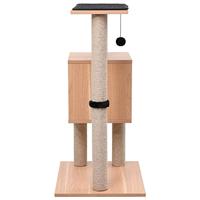 VidaXL Kattenkrabpaal met sisal krabmat 82 cm - thumbnail