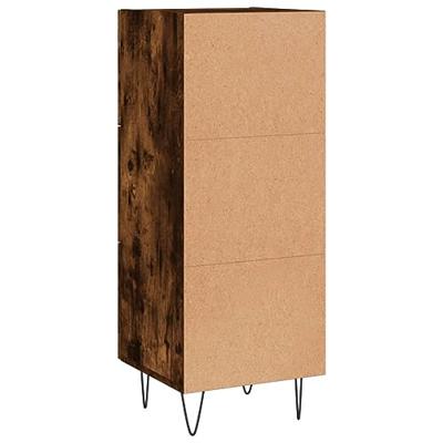 Dressoir 34,5x34x90 cm bewerkt hout gerookt eiken