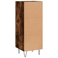 Dressoir 34,5x34x90 cm bewerkt hout gerookt eiken - thumbnail