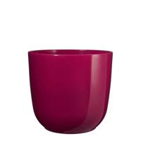 Tusca pot rond fuchsia h16xd17 cm Mica Decorations - Mica decorations - thumbnail