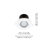 Eglo InbouwspotjePeneto 2 nikkel - 96861 - thumbnail