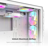 Montech HP140 PWM ARGB 3-Pack 140mm Wit - thumbnail