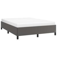 Bedframe kunstleer grijs 140x190 cm - thumbnail