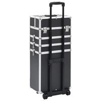Make-up trolley aluminium zwart - thumbnail
