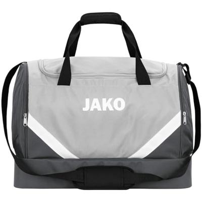 JAKO 2024 Sporttas Iconic Met Bodemvak - Zachtgrijs/Antra Light - L (ca. 85 Liter)