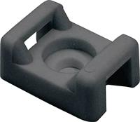 HellermannTyton CTM1-PA66-BK Bevestigingssokkel Schroefbaar, Nieten 151-30400 Zwart 1 stuk(s) - thumbnail