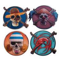 One Piece Coaster 4-Pack Characters #1 - thumbnail