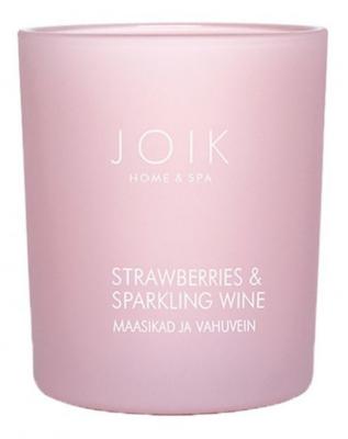 Geurkaars strawberry & sparkling wine vegan 150 Gram