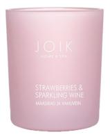 Geurkaars strawberry & sparkling wine vegan 150 Gram - thumbnail