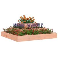 Plantenbak 80x80x27 cm massief douglashout - thumbnail