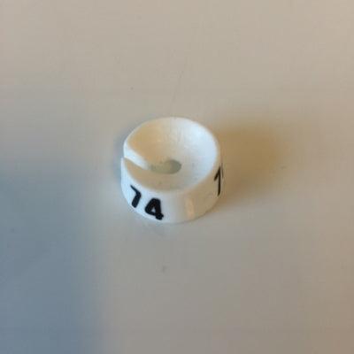 MB wit/zwart 74 voor op kledinghanger