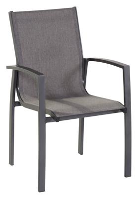 Hartman Tuinstoel 'Canterbury' kleur Antraciet