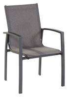 Hartman Tuinstoel 'Canterbury' kleur Antraciet - thumbnail