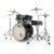 Pearl Export EXX705NNBR/C31 Jet Black 5d. drumstel met hardware en bekkenset (fusion)