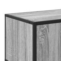 Tv-meubel 120x35x41 cm bewerkt hout metaal grijs sonoma eiken - thumbnail