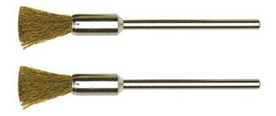 PROXXON topfbürste brushes w.shaft 2pcs d=8mm brass PROXXON topfbürste brushes w.shaft 2pcs d=8mm brass