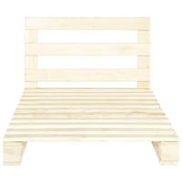 Bedframe pallet massief grenenhout 100x200 cm - thumbnail