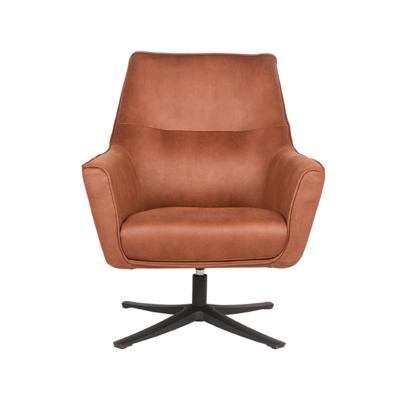 LABEL51 Fauteuil Tod - Cognac - Microfiber