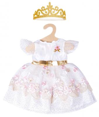 Heless Poppenjurk prinses met kroon, 28-35 cm