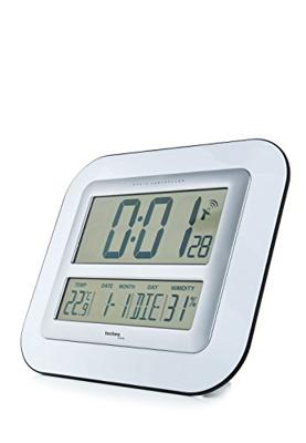 Techno Line WS 8006 Wandklok Zendergestuurd 28 cm x 24.5 cm x 3.2 cm Wit