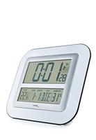 Techno Line WS 8006 Wandklok Zendergestuurd 28 cm x 24.5 cm x 3.2 cm Wit - thumbnail