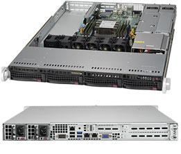 Supermicro SuperServer 5019P-WTR Intel C622 LGA 3647 Rack (1U) zwart – Server Barebone (Intel C622, LGA 3647, Intel, Intel® DDR4-768 GB)