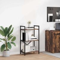 Boekenkast Gerookt eiken 56 x 34 x 96 cm Bewerkt hout - thumbnail