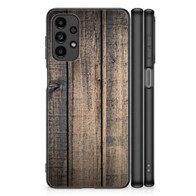 Samsung Galaxy A13 4G Houten Print Telefoonhoesje Steigerhout